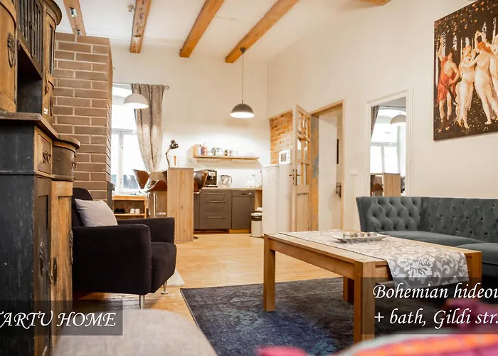 Bohemian Hideout, Old Town, Apartamento Tartu